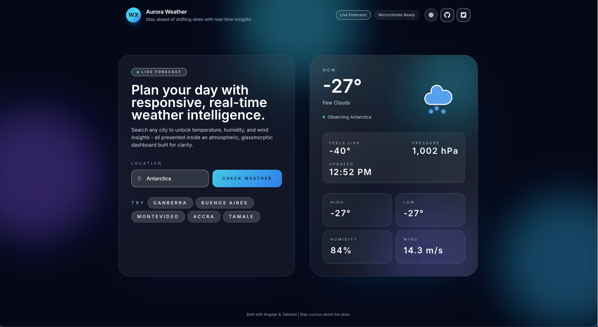 Aurora Weather preview